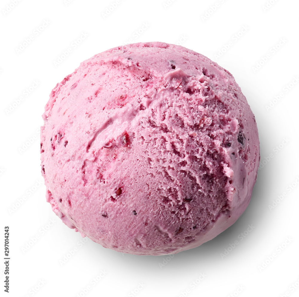 粉色冰淇淋勺