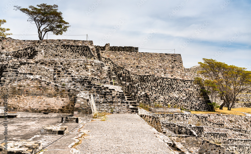 Xochicalco archaeological site in Mexico