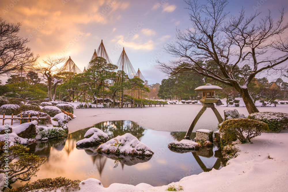Kanazawa, Ishikawa, Japan winter