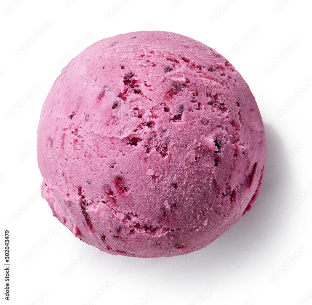 粉色冰淇淋勺