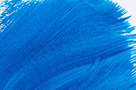 blue art painting on paper texture background