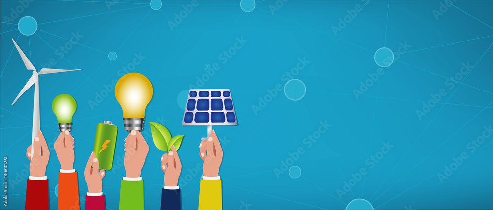 能源社区。促进消费者可持续和可再生能源。替代能源生产。经济