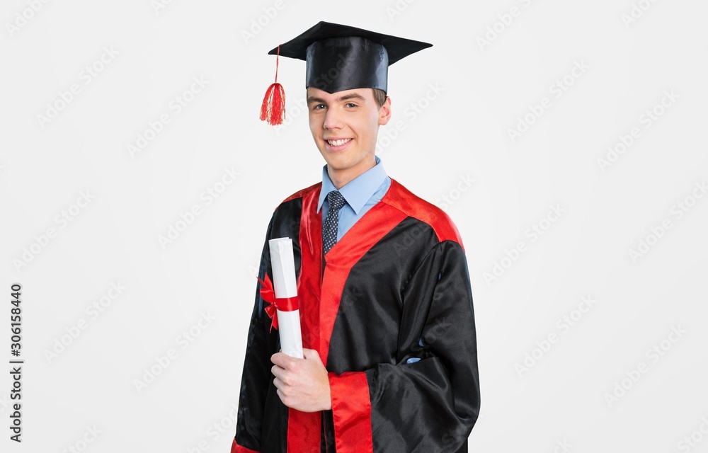 Graduating.
