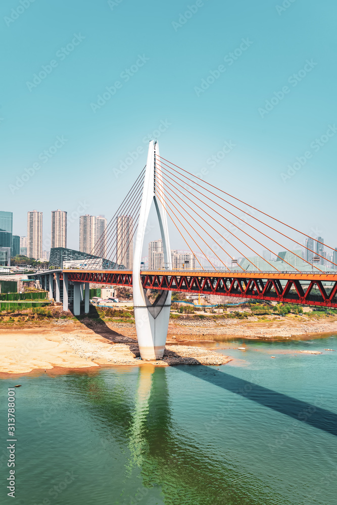 重庆城市建筑景观与天际线