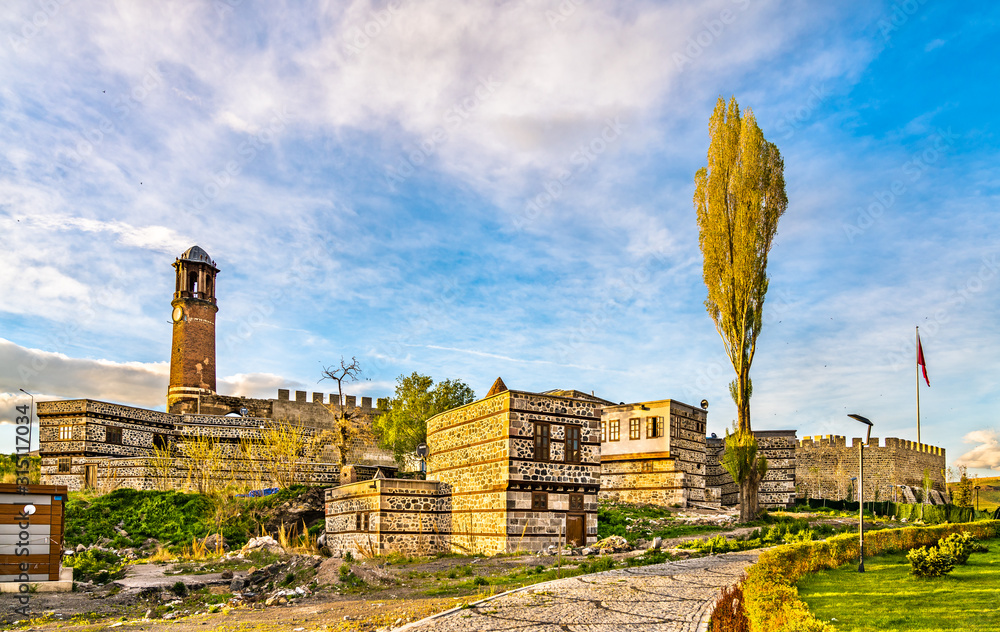 土耳其的埃尔祖鲁姆城堡