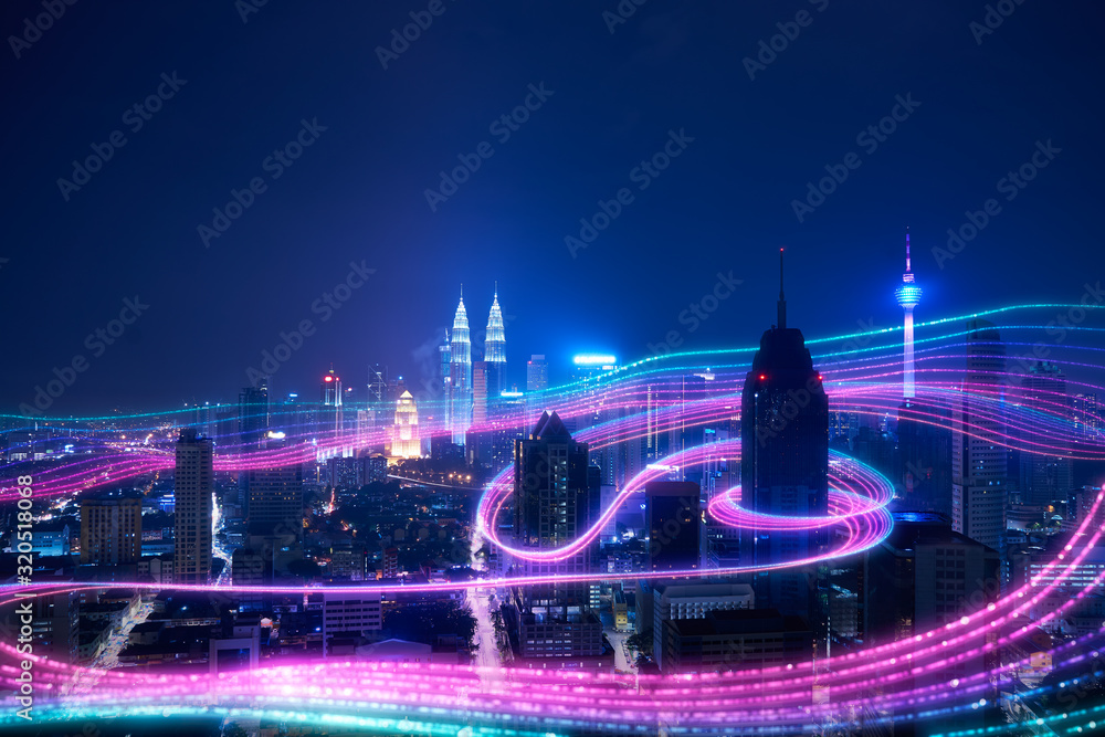 智慧城市大数据连接技术理念。