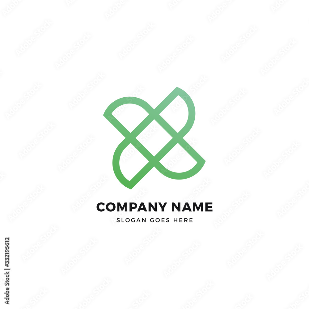 Wind creative vector logo icon design template. Abstract logotype concept element sign shape.
