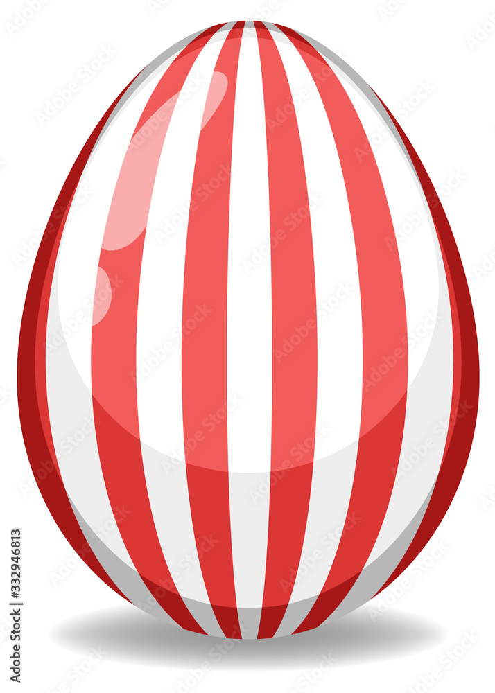 Easter theme with decorated egg in colorful patterns