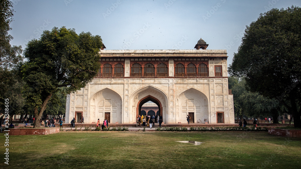 palace inside red fort Delhi