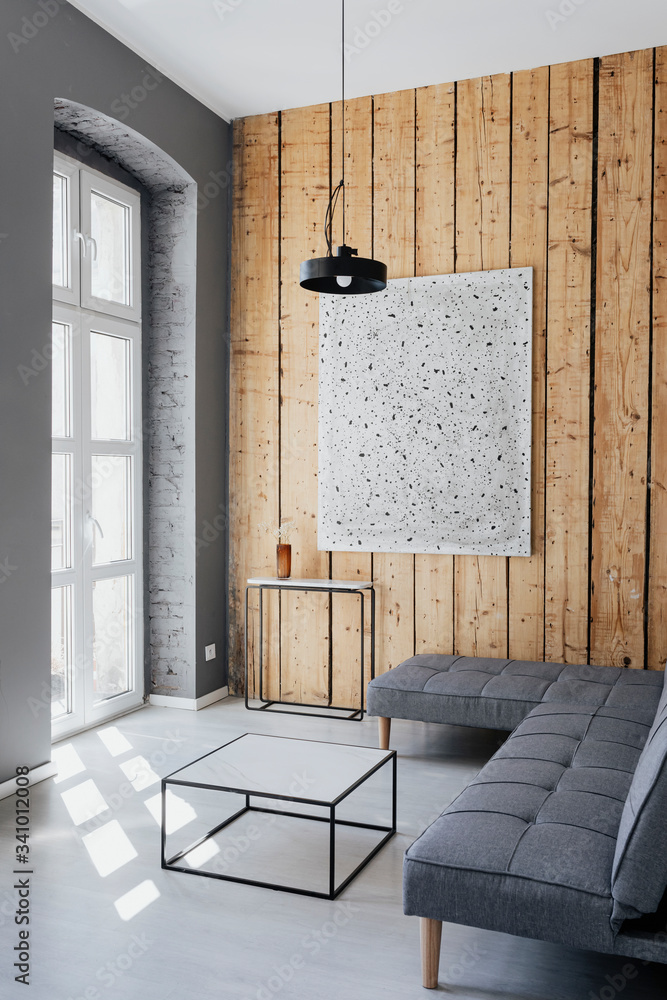 Clean Scandinavian interior design