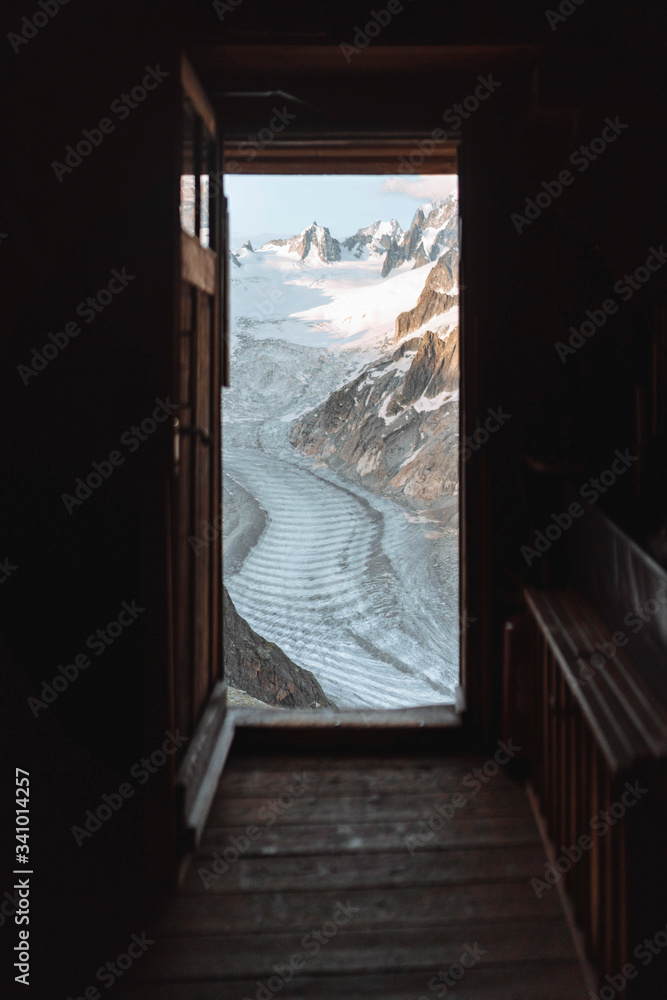 Chamonix alps in France