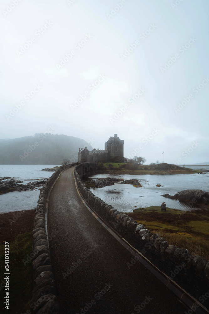 海边的城堡废墟