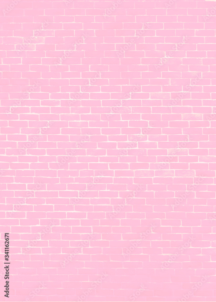 亮粉色砖背景