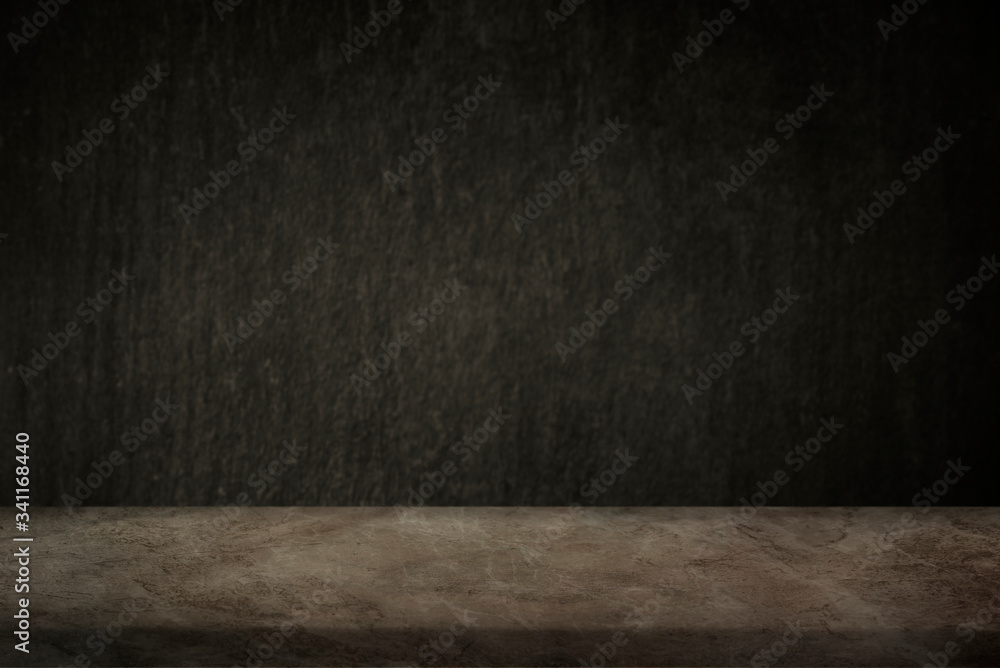 Black wall product background