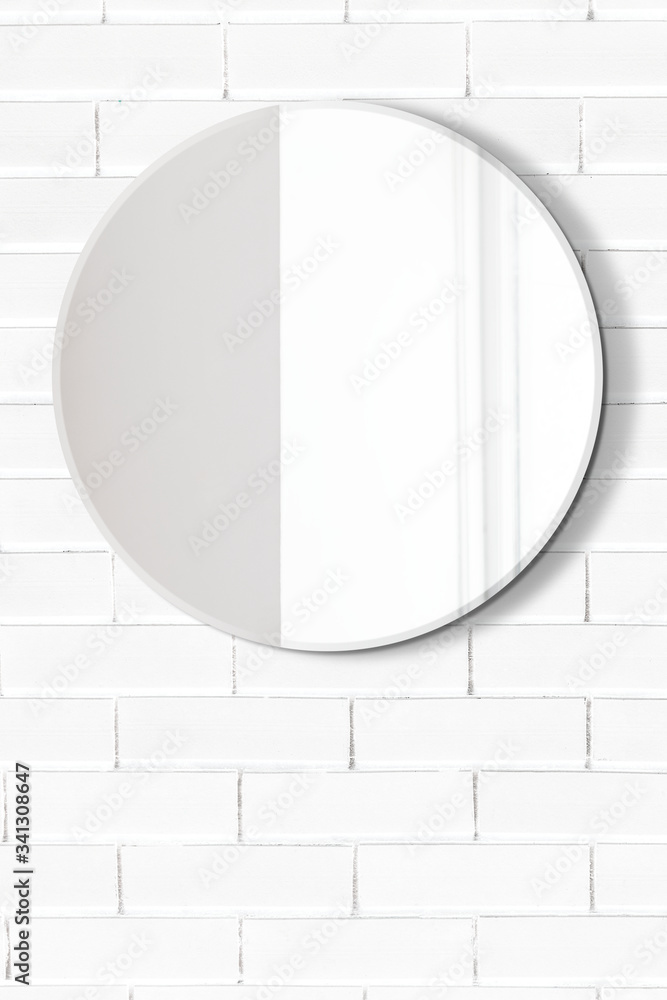 Round mirror psd