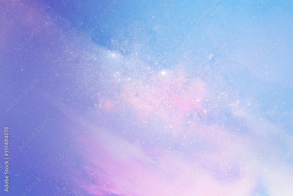 Pastel星系图案背景插图