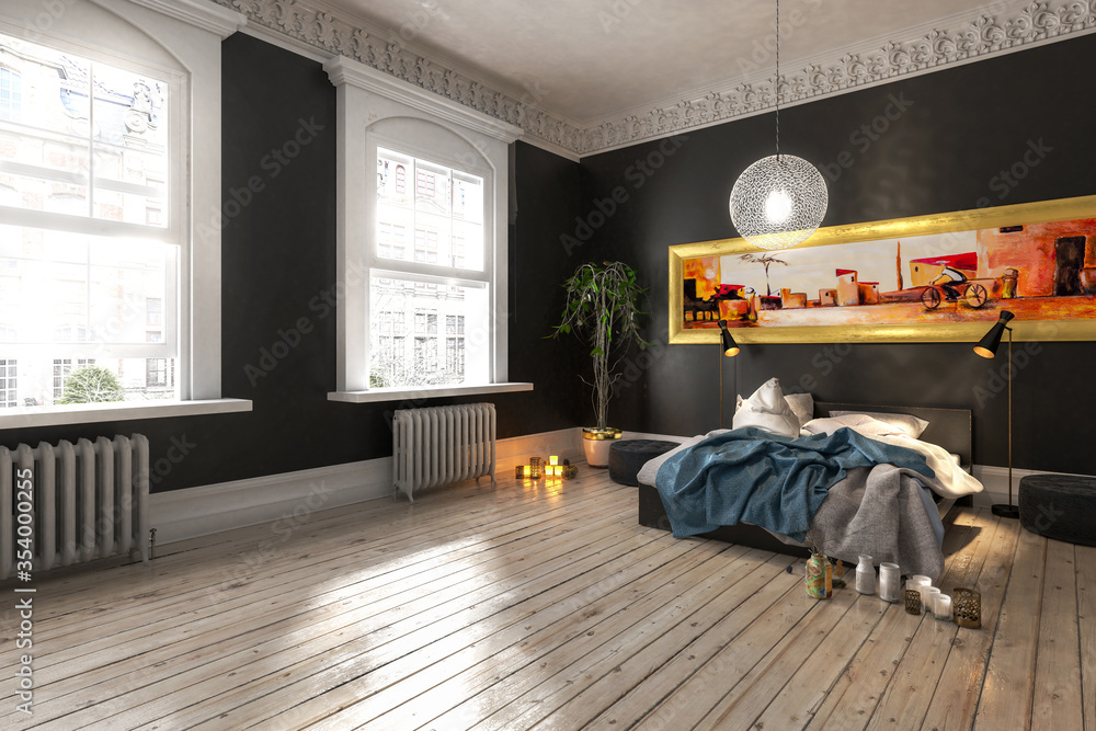Luxus Apartment (conception) - 3d visualization
