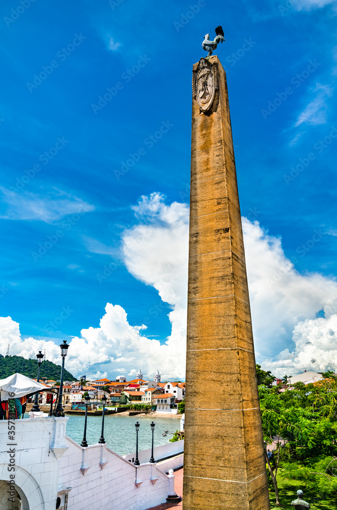 巴拿马卡斯科维埃霍的Las Bovedas方尖碑