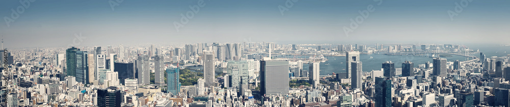 空中俯瞰日本东京