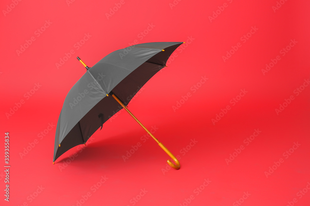 彩色背景时尚雨伞