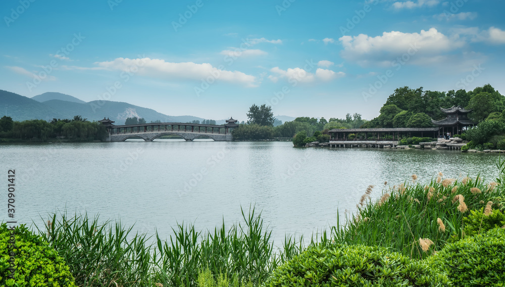 徐州玉龙湖的美丽景观