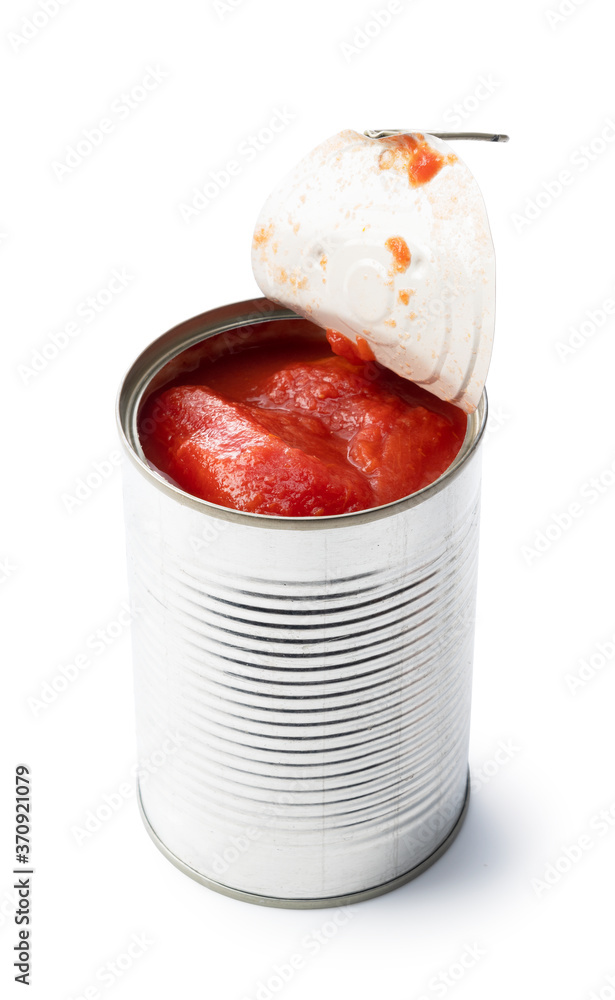 白底番茄罐头