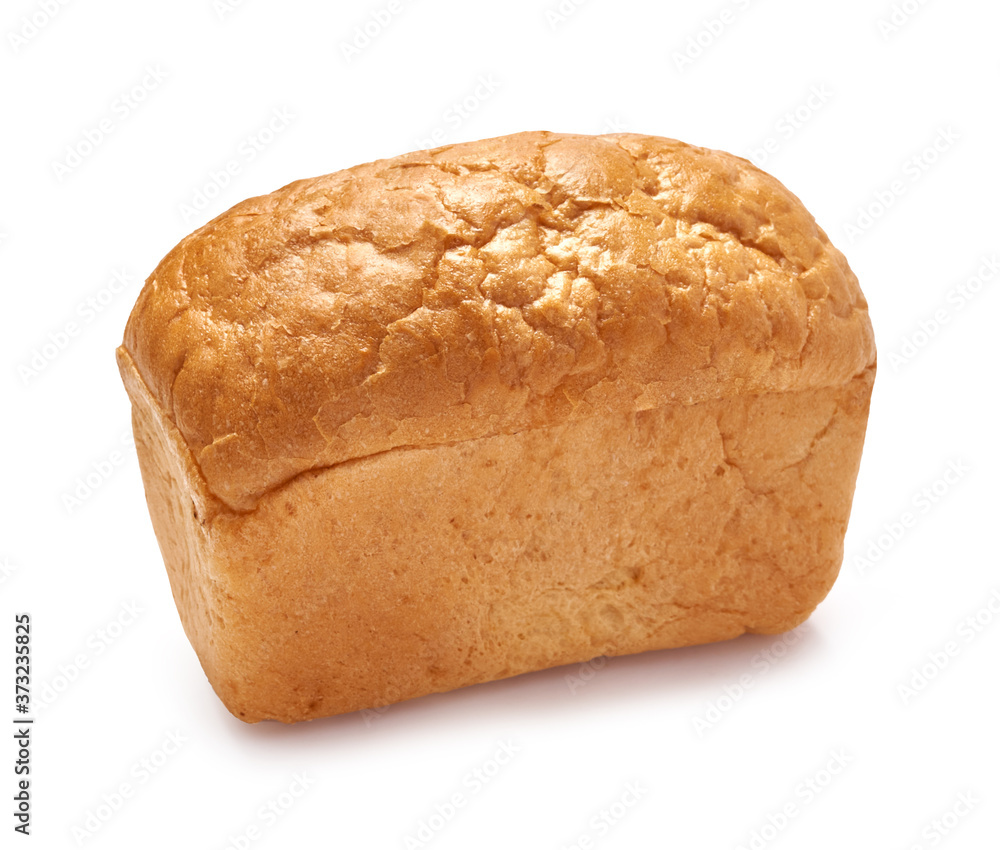 白底隔离面包