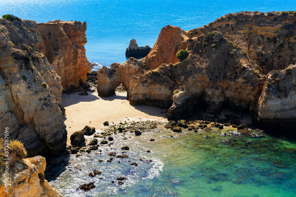 View of Algarve seafront