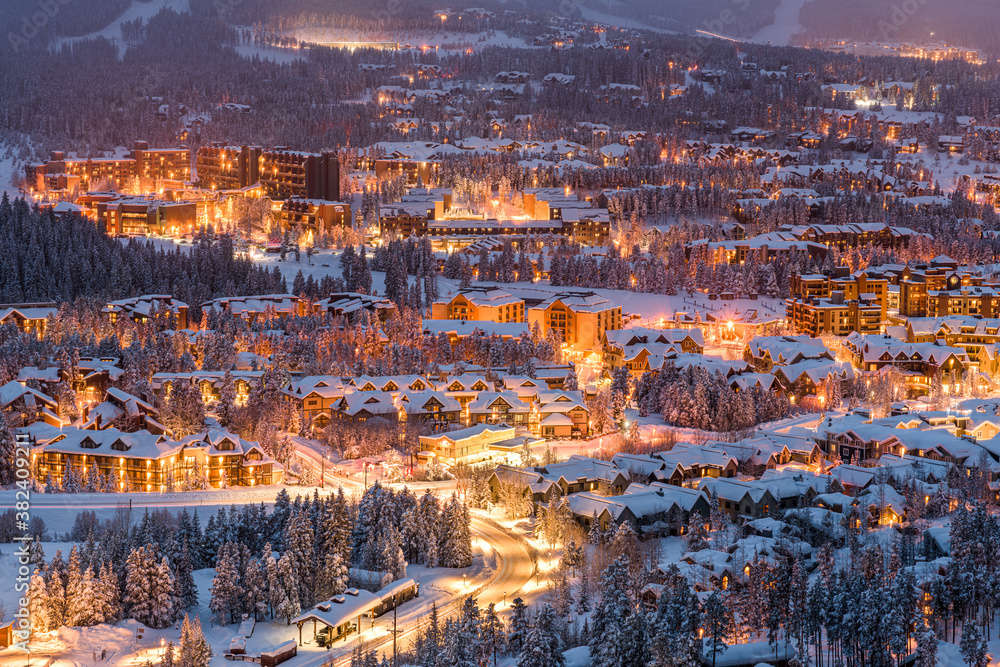 Breckenridge, Colorado, USA in Winter