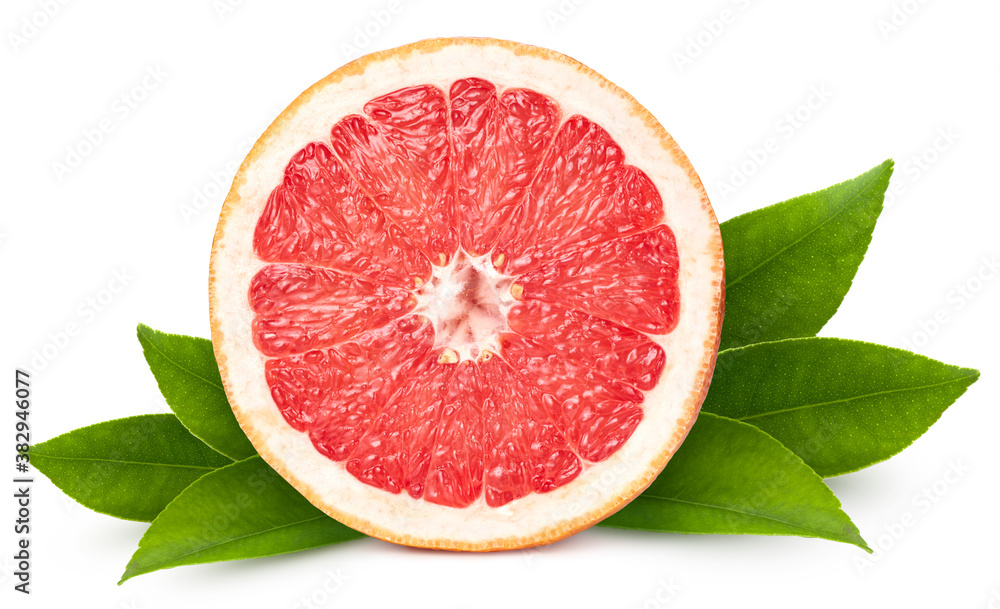 Fresh organic grapefruit isolated