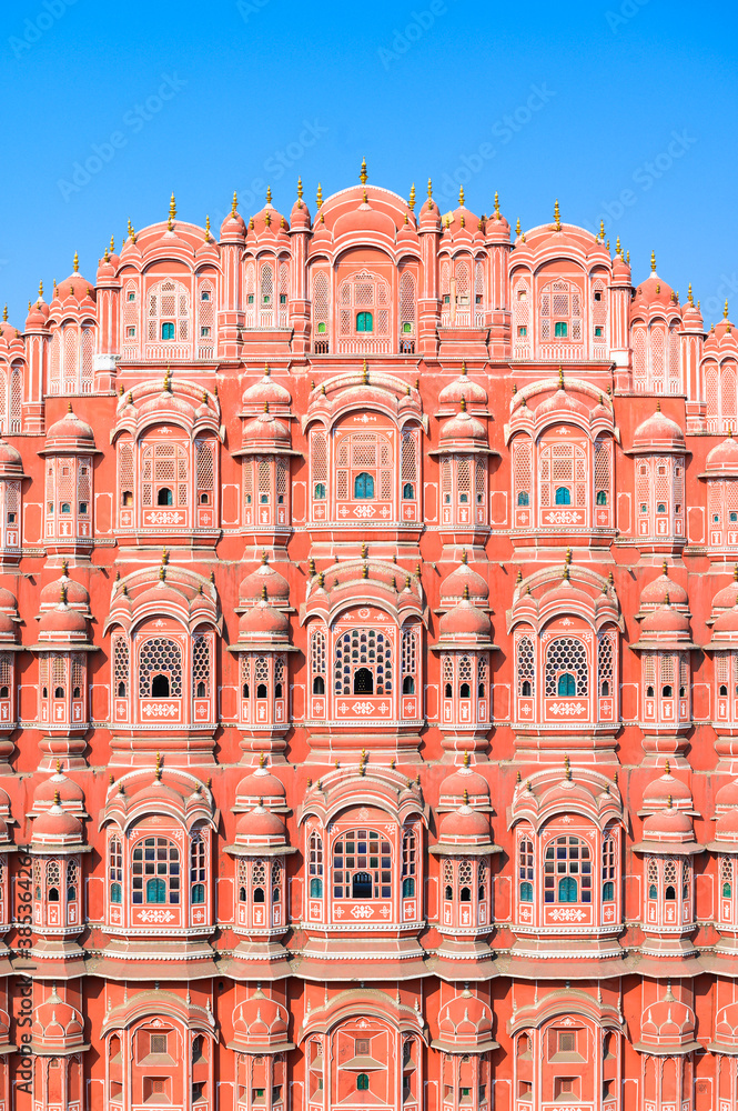 Hawa Mahal or Palace of the Winds in Jaipur, Rajasthan state, India.