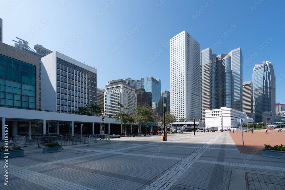 香港现代城市建筑景观
