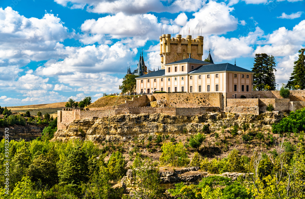 塞戈维亚的阿尔卡查，西班牙卡斯蒂利亚和莱昂的一座中世纪城堡