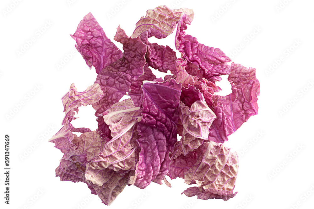 白色紫罗兰色大白菜