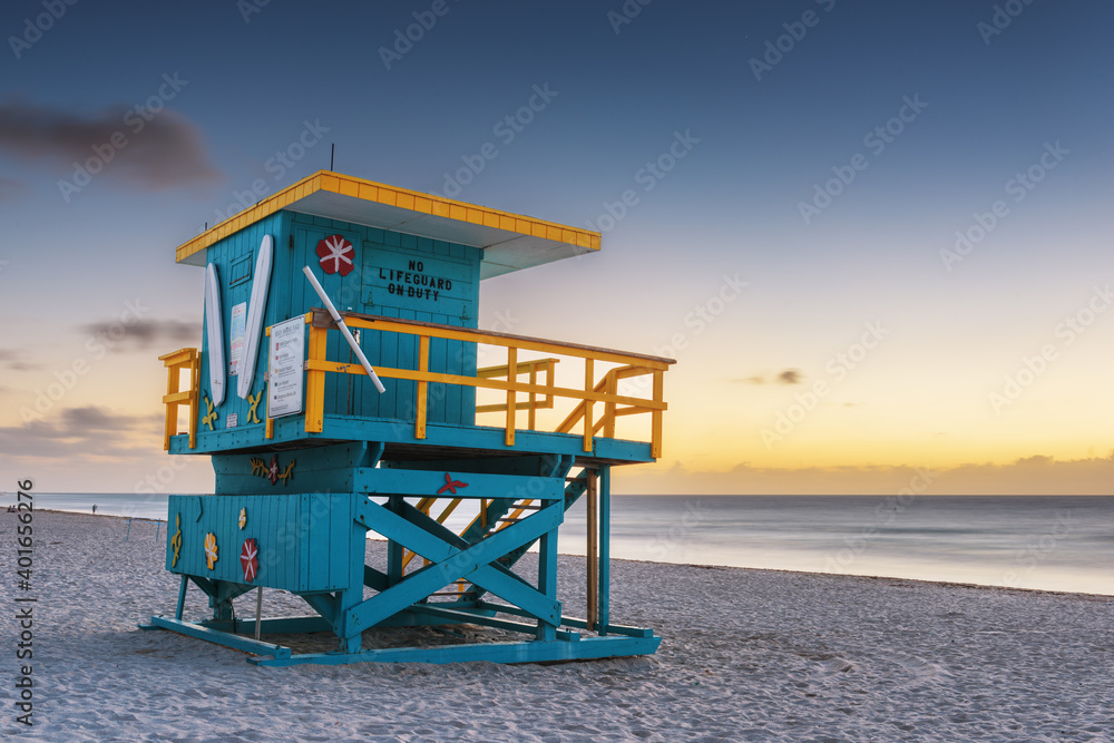 迈阿密海滩救生塔