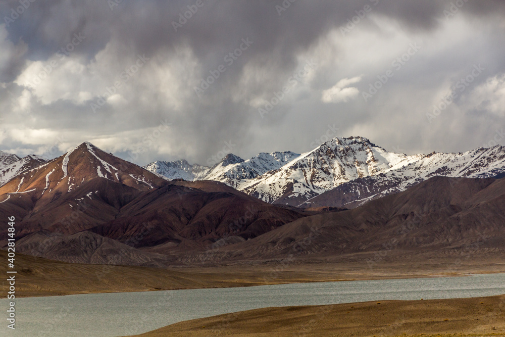 塔吉克斯坦帕米尔山脉的萨西库湖