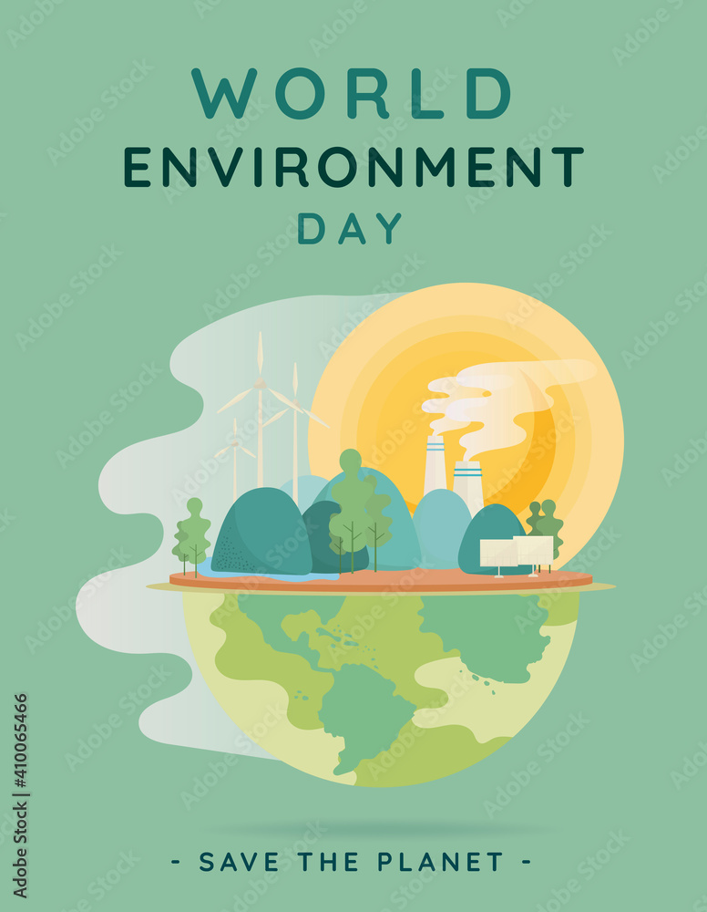 拯救地球世界环境日海报
