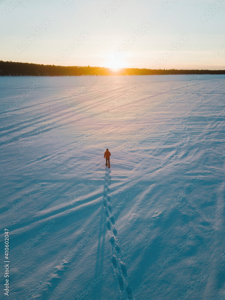 Sunrise in Lapland