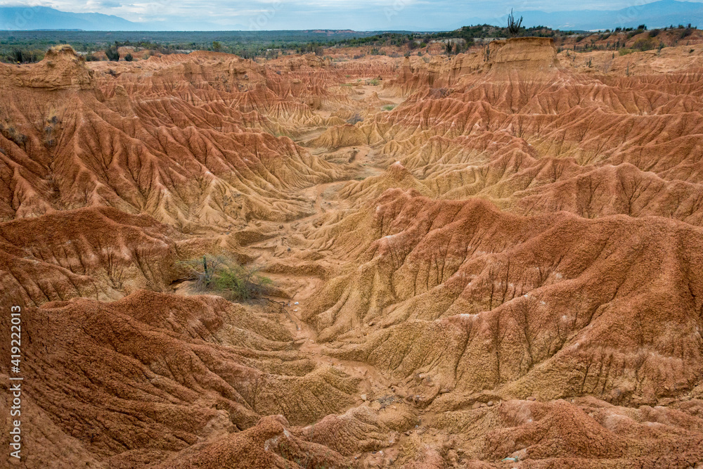塔塔科沙漠景观，南美洲哥伦比亚第二大干旱区