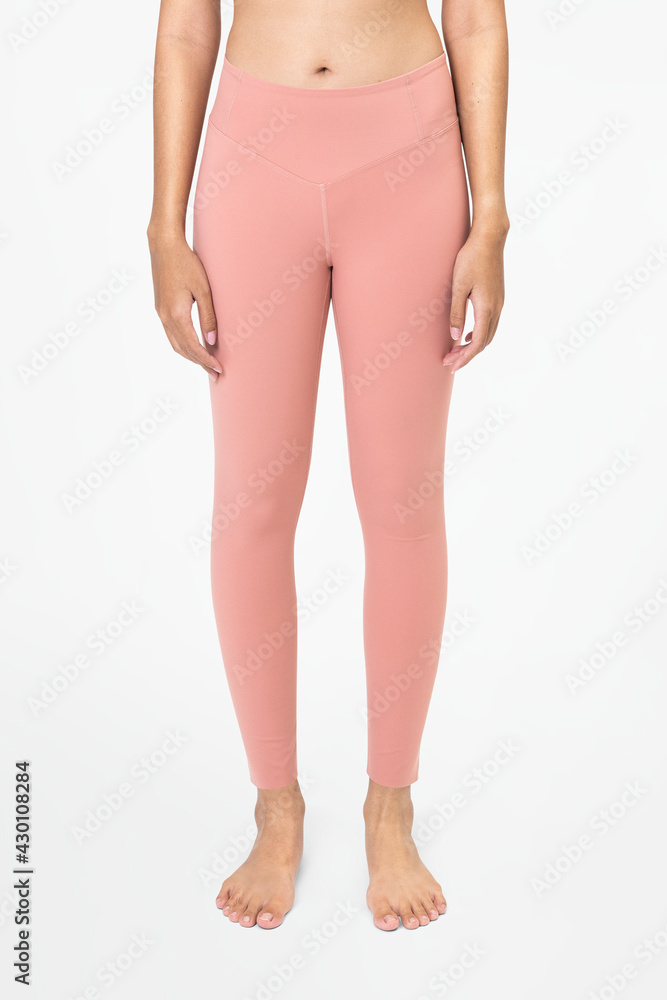 粉色瑜伽裤女式运动服
