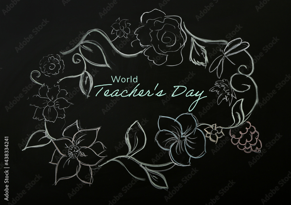 Beautiful greeting card for Happy Teachers Day