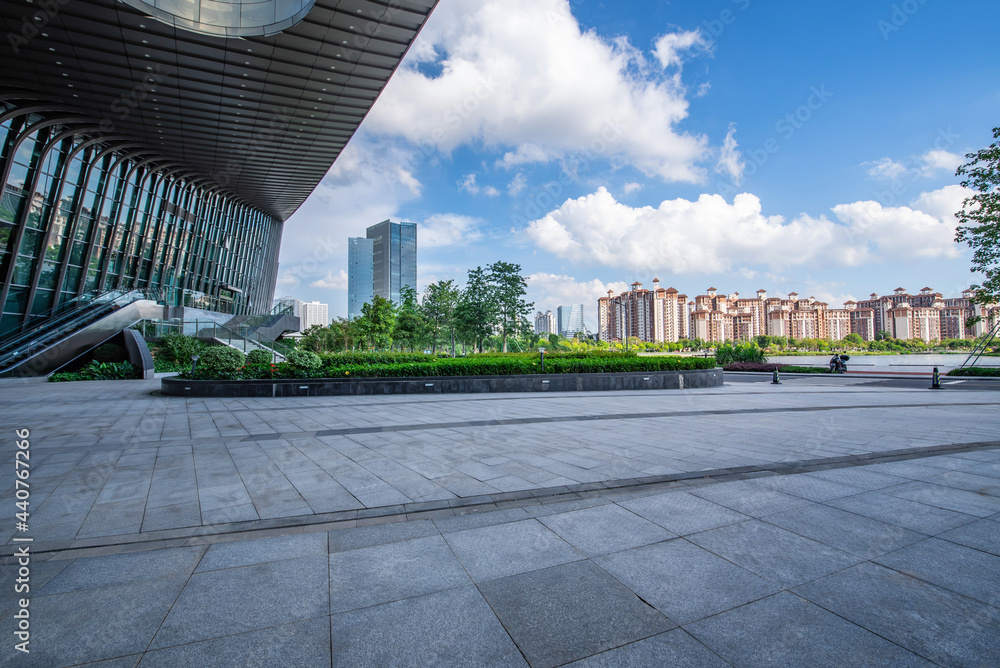 中国广州南沙自由贸易区城市景观