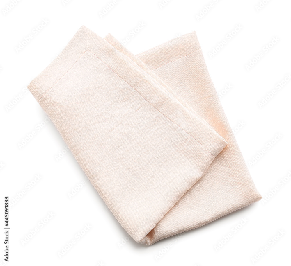 白底布餐巾
