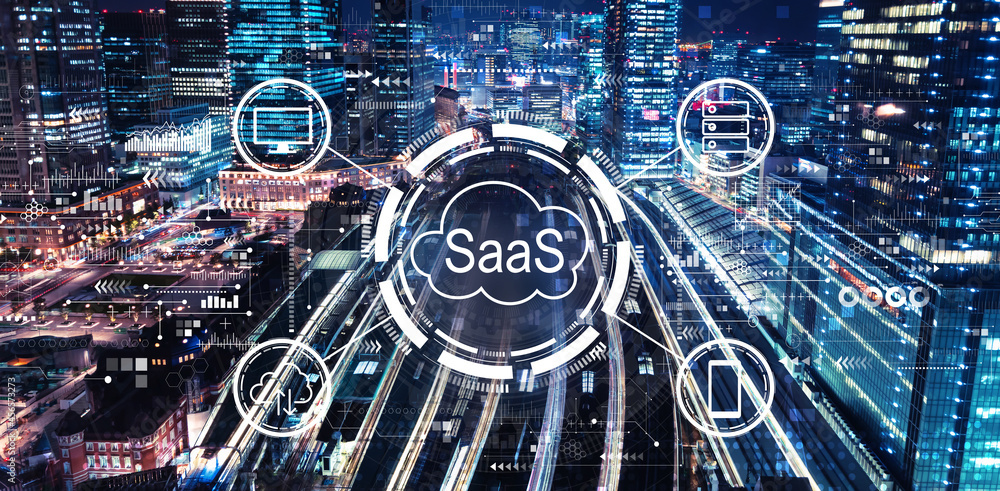 SaaS-软件即服务概念，俯瞰大型火车站
