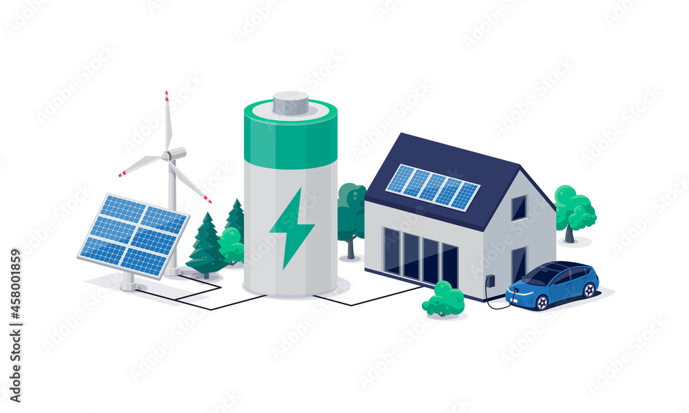 家用虚拟电池储能，带家用光伏太阳能电池板工厂、风能和可再充电