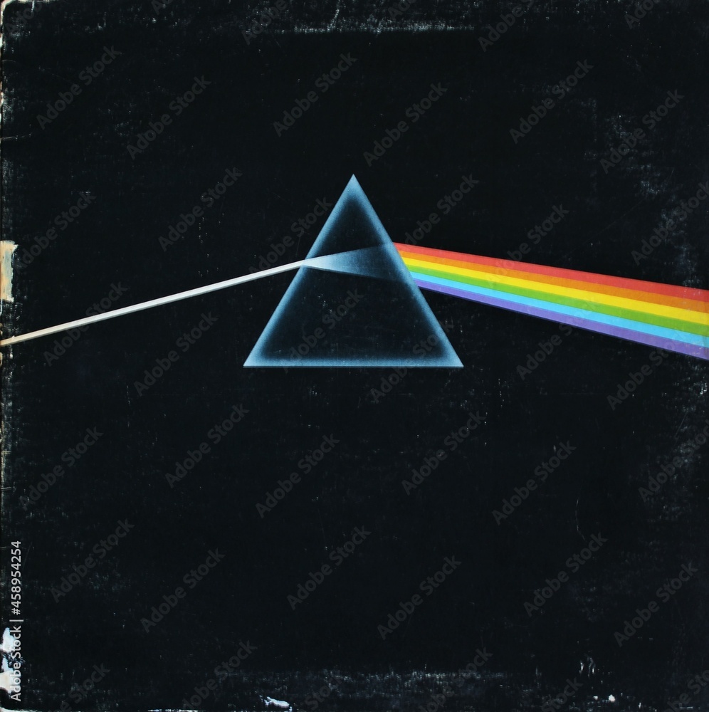 Pink Floyd黑胶唱片LP唱片音乐专辑。该唱片名为《月亮的黑暗面》。经典