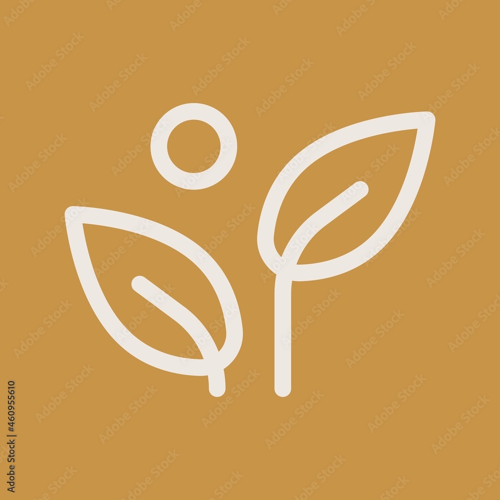 Leaf logo design, eco-friendly business