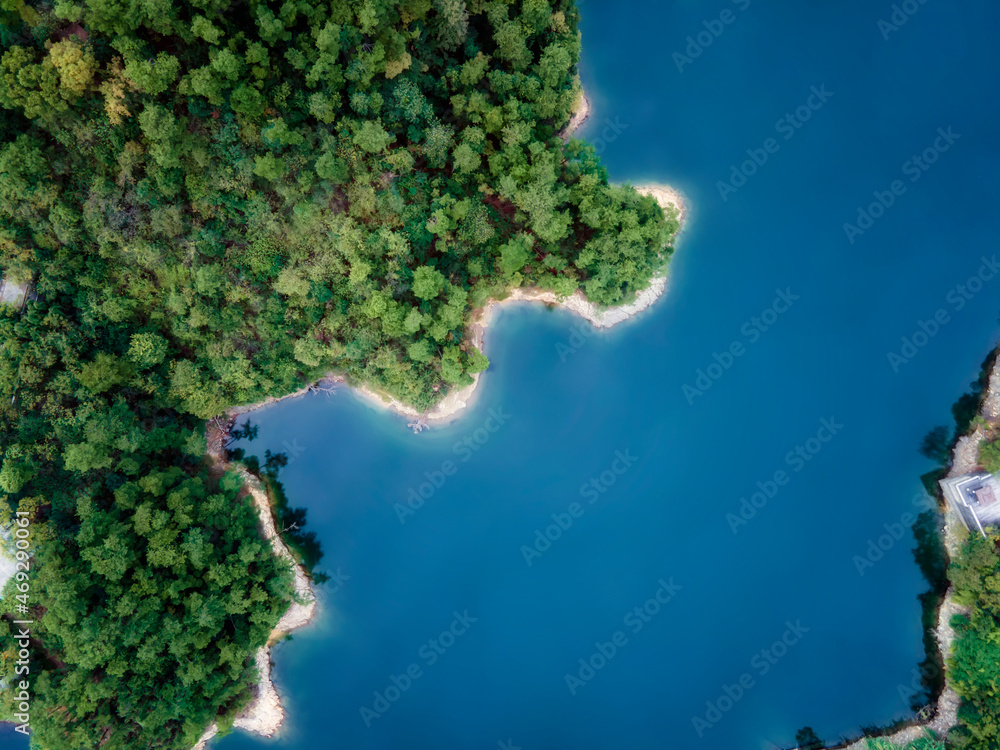 杭州千岛湖自然风光航拍