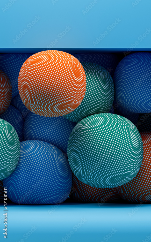 软球，几何概念，三维渲染。