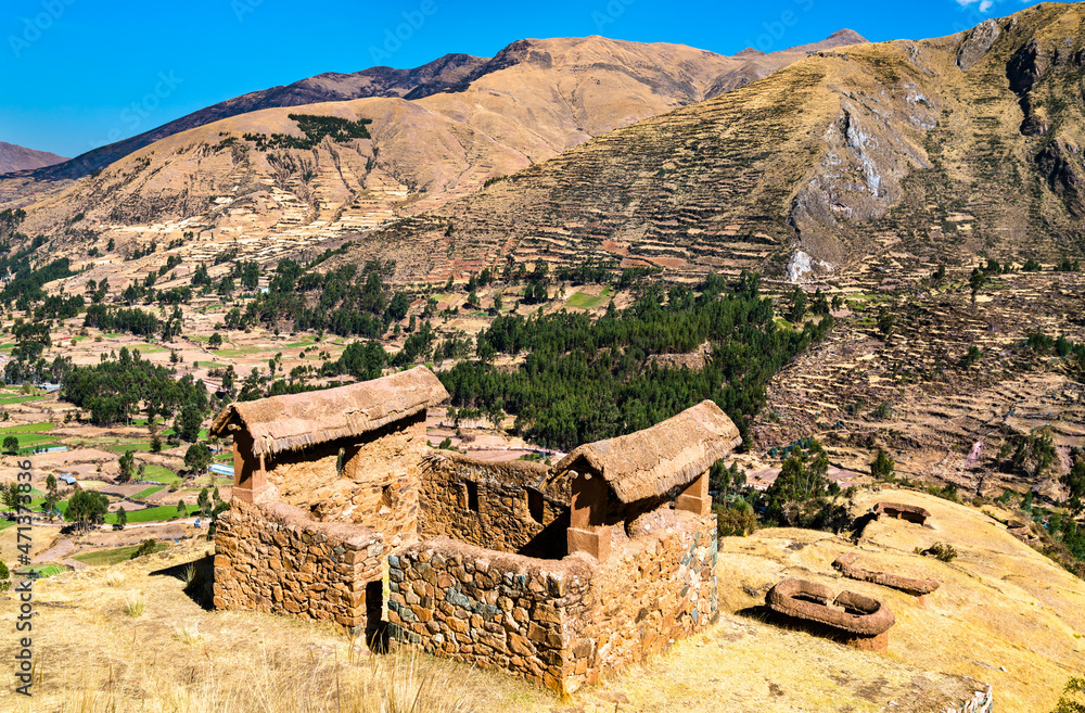 秘鲁库斯科地区的印加古镇马丘·皮图马尔卡